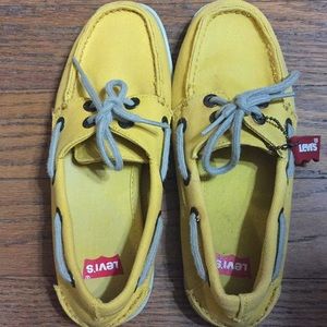 Levi’s mustard yellow shoes